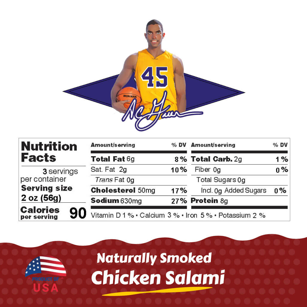 Naturally Smoked Chicken Salami - Image 2