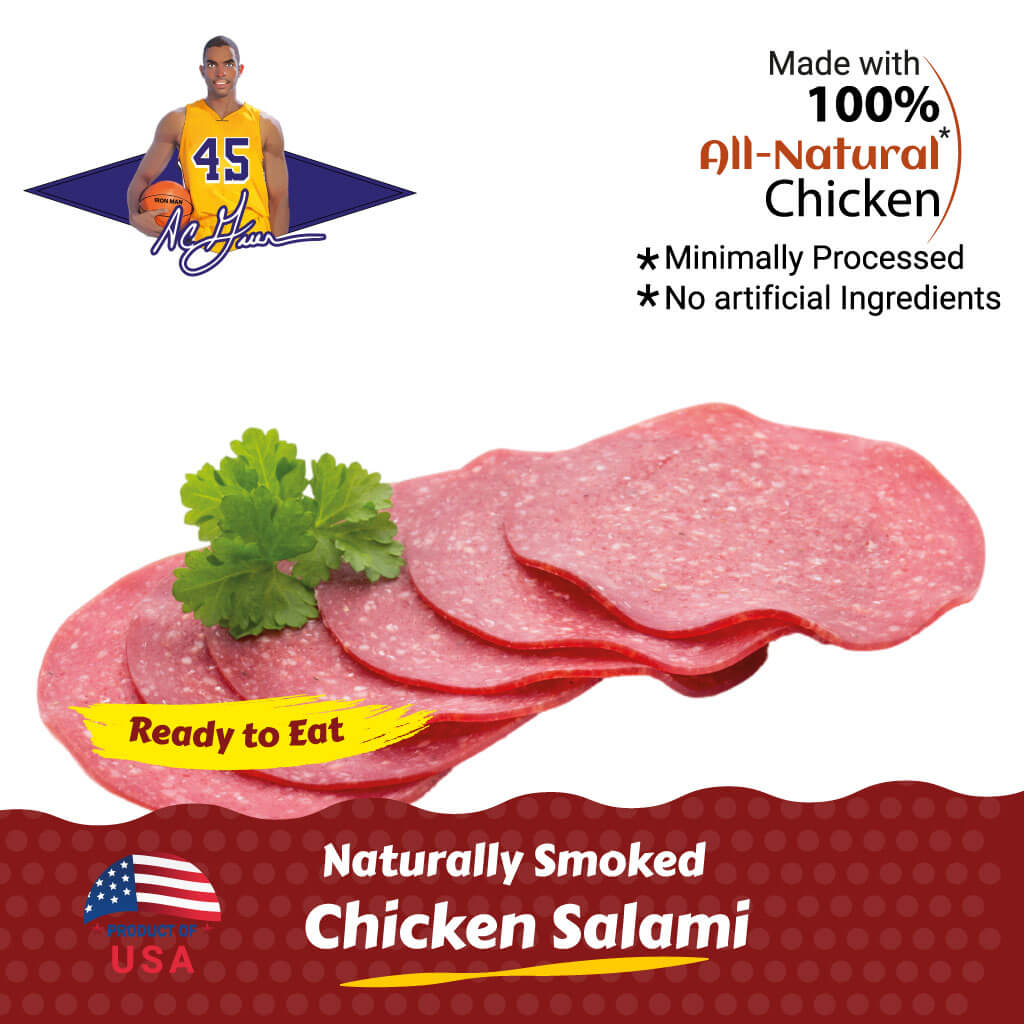 Naturally Smoked Chicken Salami - Image 5